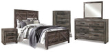 Wynnlow Crossbuck Panel Bed Bedroom Set