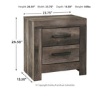 Wynnlow Two Drawer Night Stand