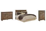 Trinell Panel Headboard Bed Bedroom Set