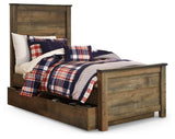 Trinell Panel Bed with 1 Large Storage Drawer