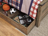 Trinell Panel Bed with 1 Large Storage Drawer