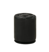 Morgan Round Swivel Stool Black