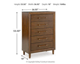 Lyncott Upholstered Panel Bed Bedroom Set