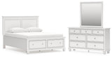 Fortman Panel Storage Bed Bedroom Set
