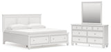 Fortman Panel Storage Bed Bedroom Set