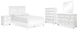 Fortman Panel Bed Bedroom Set