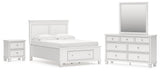 Fortman Panel Storage Bed Bedroom Set