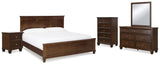 Danabrin Panel Bed Bedroom Set