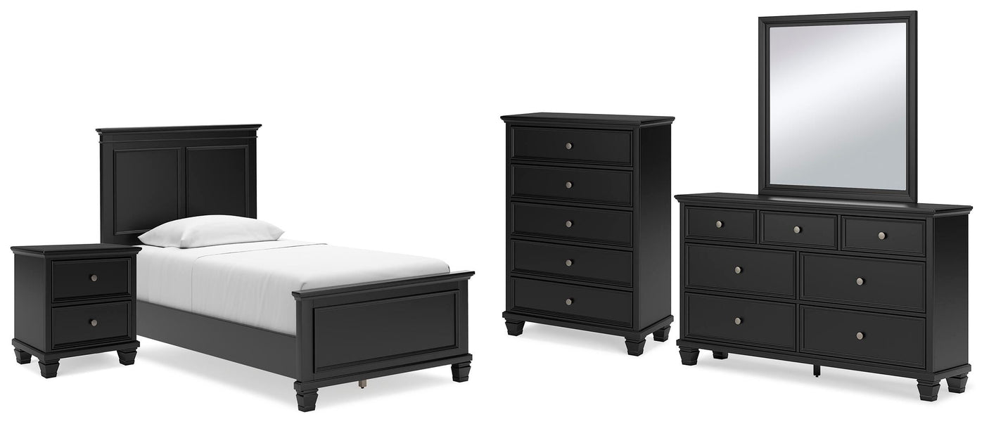 Lanolee Panel Bed Bedroom Set