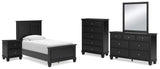 Lanolee Panel Bed Bedroom Set