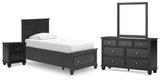 Lanolee Panel Storage Bed Bedroom Set