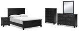 Lanolee Panel Bed Bedroom Set