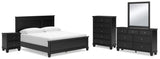 Lanolee Panel Bed Bedroom Set