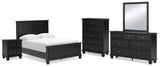 Lanolee Panel Bed Bedroom Set