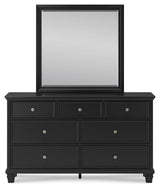 Lanolee Panel Storage Bed Bedroom Set