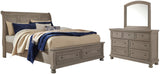 Lettner Sleigh Bed Bedroom Set