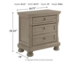 Lettner Sleigh Bed Bedroom Set