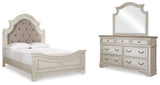Realyn Upholstered Panel Bed Bedroom Set