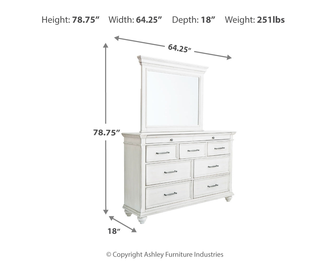 Kanwyn Dresser and Mirror
