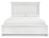 Kanwyn Panel Bed with Storage Bench