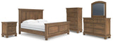 Feddinger Panel Bed Bedroom Set
