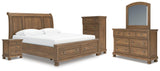 Feddinger Storage Sleigh Bed Bedroom Set