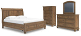 Feddinger Storage Sleigh Bed Bedroom Set