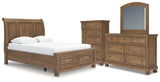 Feddinger Storage Sleigh Bed Bedroom Set