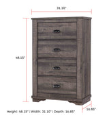 Coralee Chest Grey
