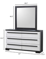 Remington Dresser Chalk/Ebony