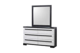 Remington Dresser Mirror Chalk/Ebony