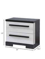 Remington Night Stand Chalk/Ebony