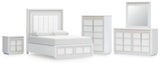 Chalanna Upholstered Storage Bed Bedroom Set