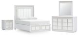 Chalanna Upholstered Storage Bed Bedroom Set