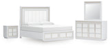 Chalanna Upholstered Storage Bed Bedroom Set