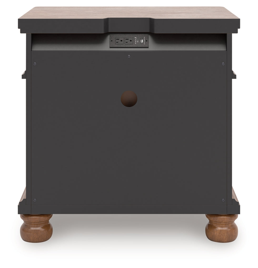 Chadworth Three Drawer Night Stand
