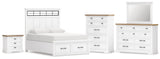 Ashbryn Panel Storage Bed Bedroom Set