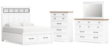 Ashbryn Panel Storage Bed Bedroom Set
