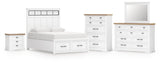 Ashbryn Panel Storage Bed Bedroom Set