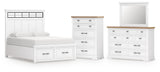 Ashbryn Panel Storage Bed Bedroom Set