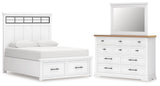 Ashbryn Panel Storage Bed Bedroom Set