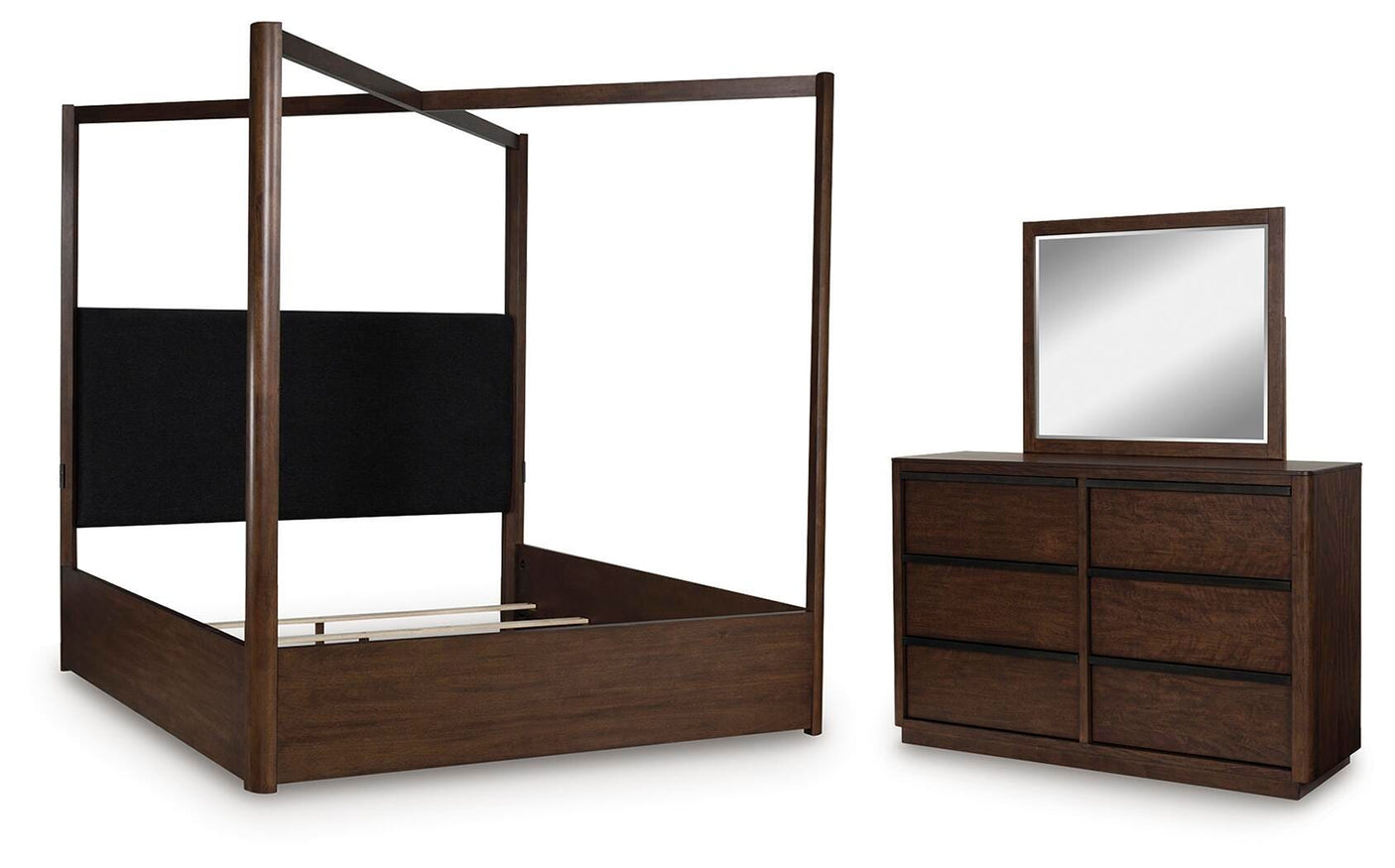 Dilenno Canopy Bed Bedroom Set