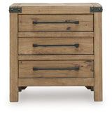 Ridgester Three Drawer Night Stand