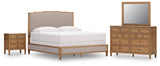 Sharlance Upholstered Panel Bed Bedroom Set