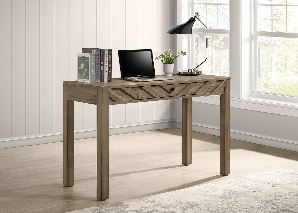 Valor Writing Desk-Light Brown