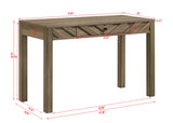 Valor Writing Desk-Light Brown