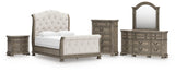 Ardenfield Upholstered Sleigh Bed Bedroom Set