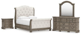 Ardenfield Upholstered Sleigh Bed Bedroom Set