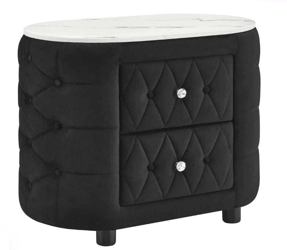 Natalia King Bed w/ Fireplace & TV Lift