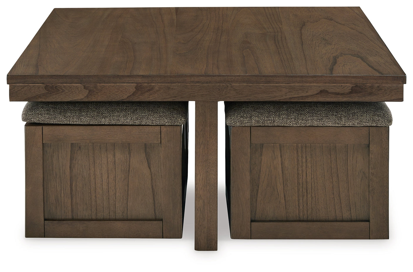 Boarder Coffee Table w/ 4 Stools